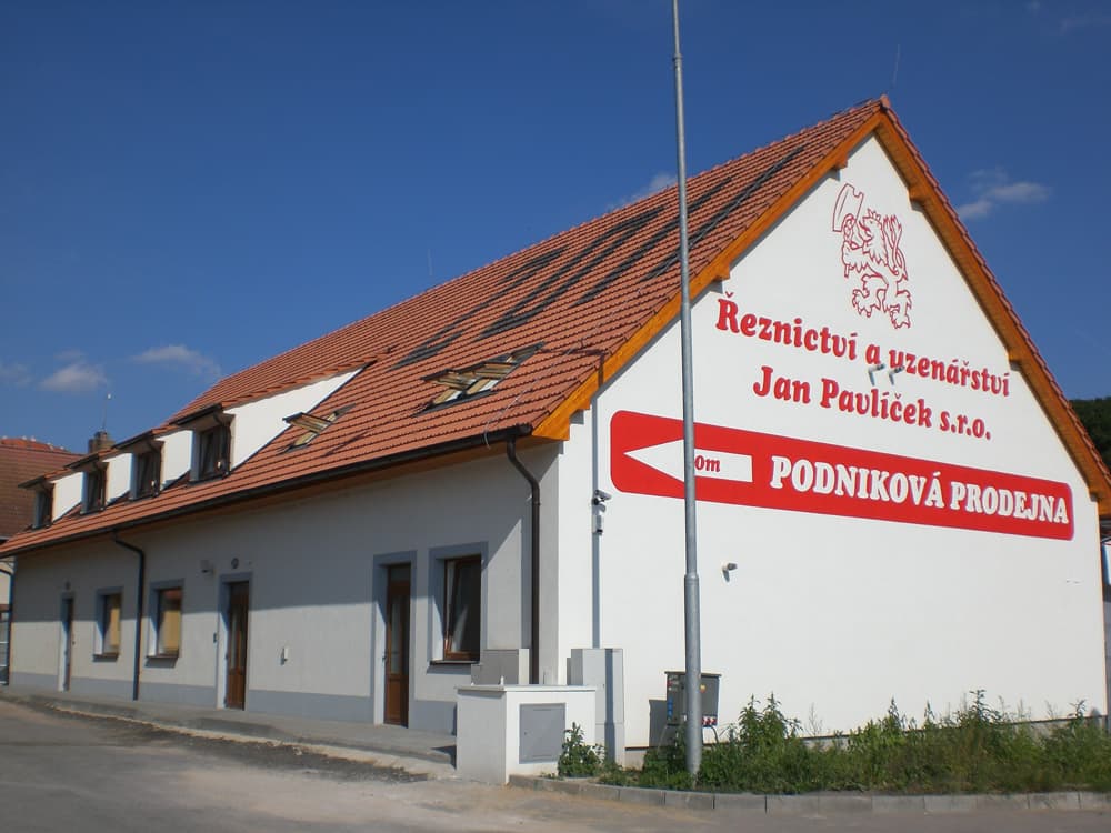 Budova řeznictví v&nbsp;Náměšti nad Oslavou